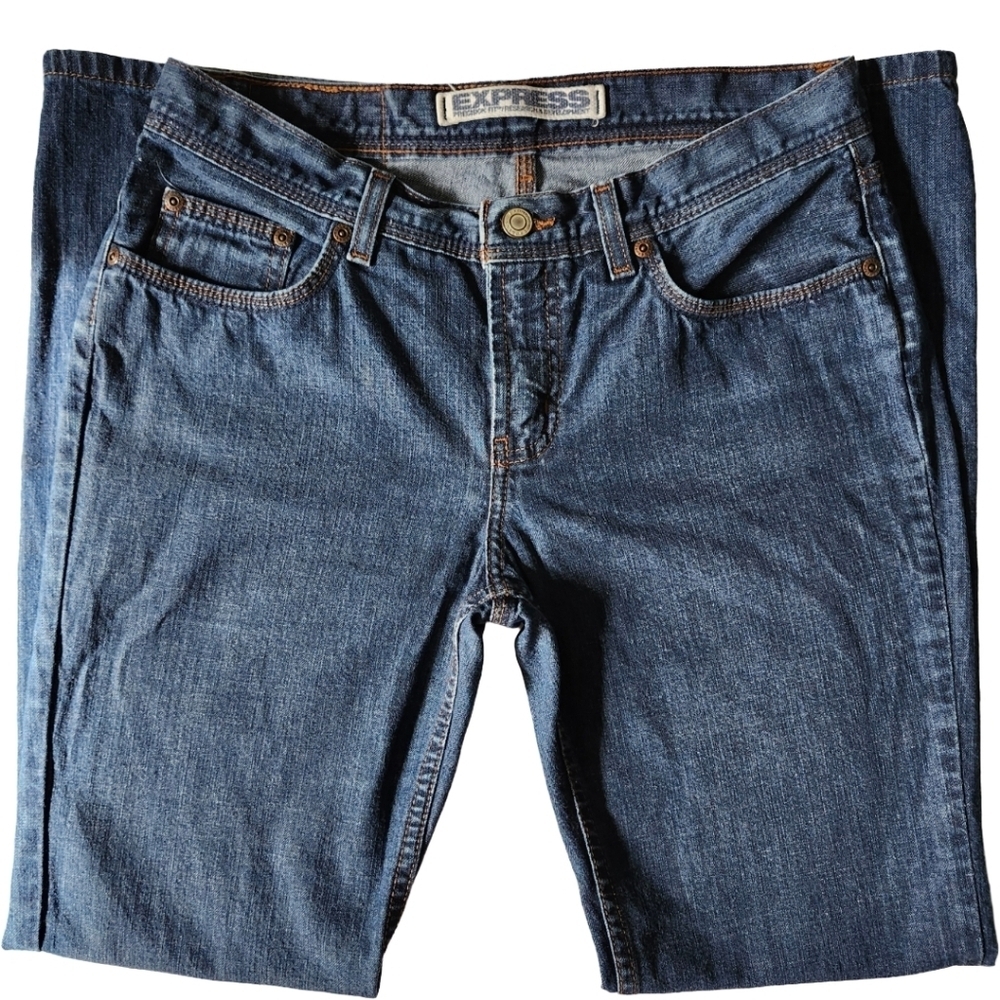 Y2K Express Precision Fit Low Rise‎ Bootcut Jeans Size 5/6 Short